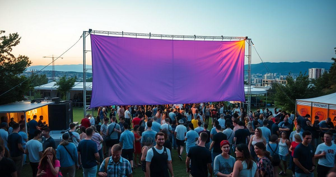 Banner de lona é a solução ideal para destacar sua marca em eventos e promoções