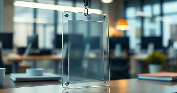 Porta Crachá Vertical Transparente: A Solução Ideal para Organização e Profissionalismo Porta Crachá Vertical Transparente: A Solução Ideal para Organização e Profissionalismo