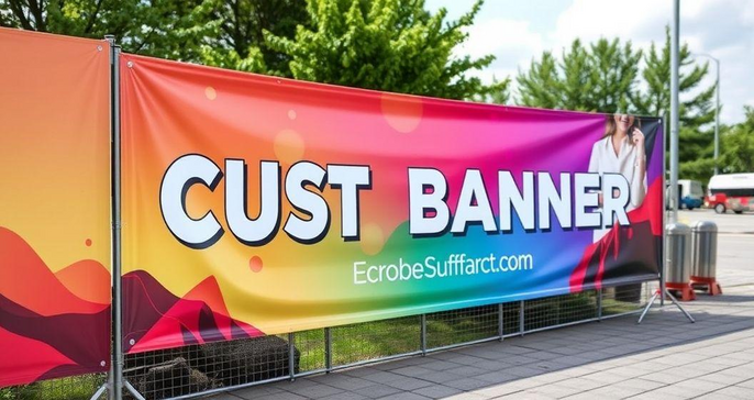 Como Criar Um Banner de Lona Personalizado Que Atrai Seu Público