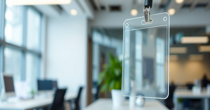 Porta Crachá Vertical Transparente: Guia Prático e Completo