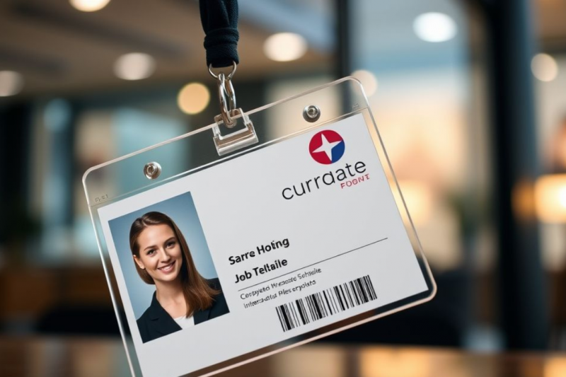 Crachá de empresa como ferramenta de segurança e identificação Crachá de empresa como ferramenta de segurança e identificação