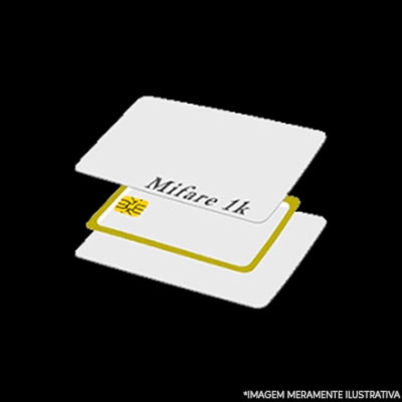 Cartão de Pvc Mifare Louveira - Cartão de Pvc Branco para Crachá