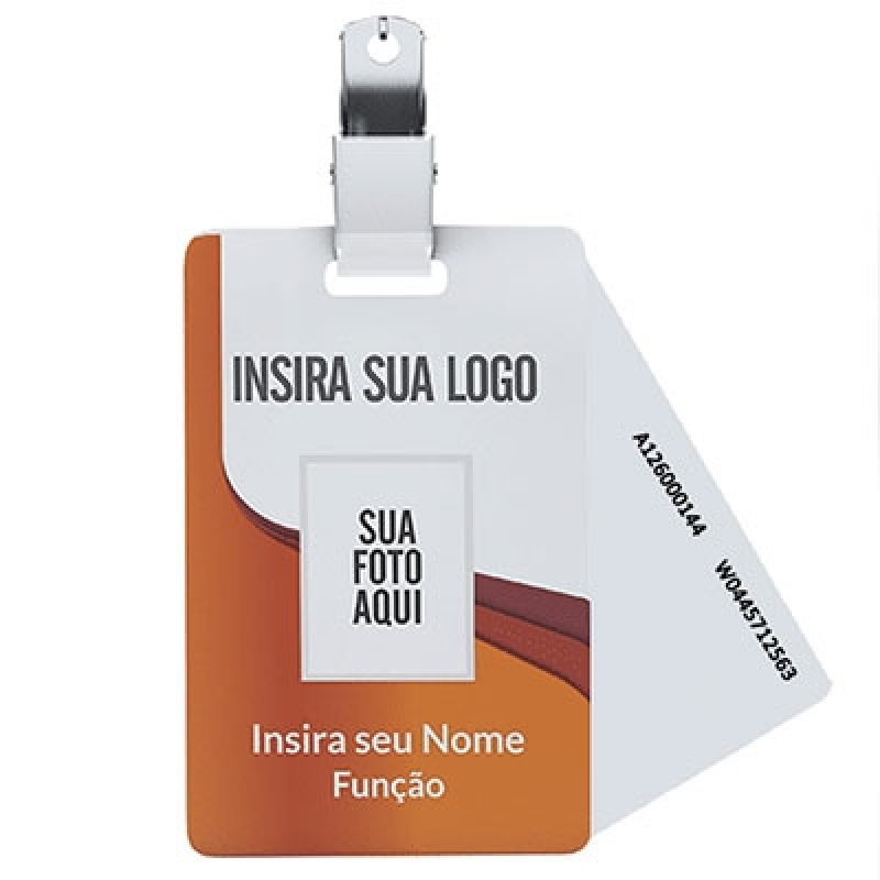 Crachá de Identificação Personalizado Santa Cruz - Crachá Personalizado para Eventos Rio de Janeiro