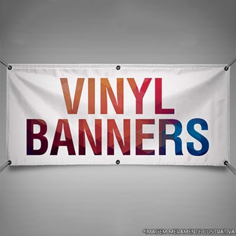 Lojas de Banner Lona com Ilhós Louveira - Banner Lona Impressão Digital